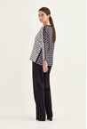 SCENIC TOP - black/whit